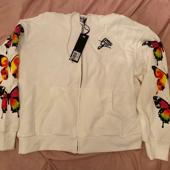APORIA Jacket White Butterfly Large - Picture 1 of 3